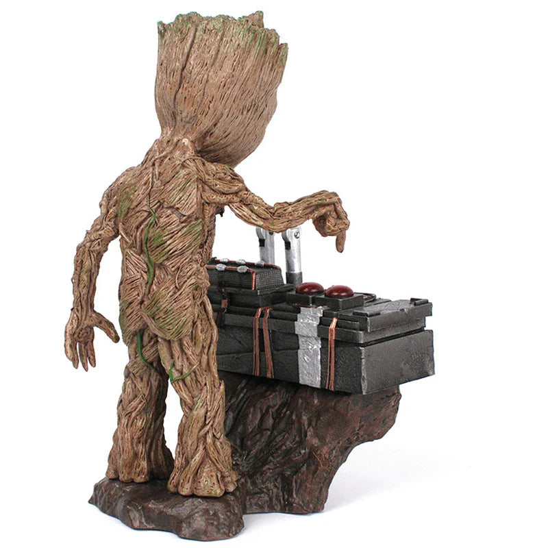 Marvel Guardians of the Galaxy Groot Statue – Cute Baby Tree Man PVC Anime Action Figure Toy Collectible Gift