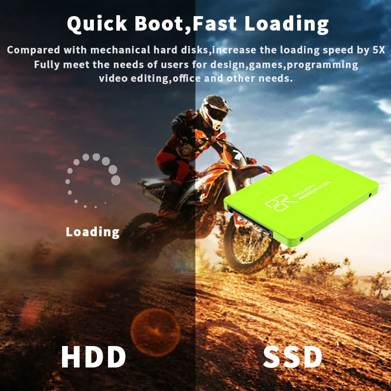 BR 2.5" SATA3 Internal SSD – 128GB to 2TB Solid State Drive for Laptop & Desktop PC