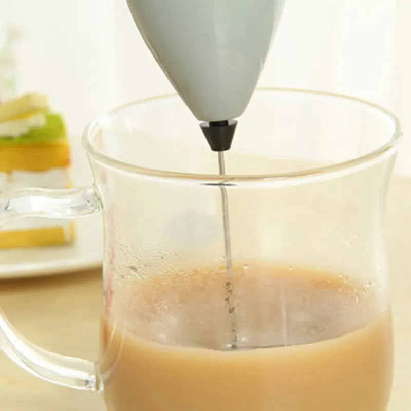 Wireless Electric Milk Frother & Coffee Mixer: Mini Blender for Cappuccino, Cooking, and More!