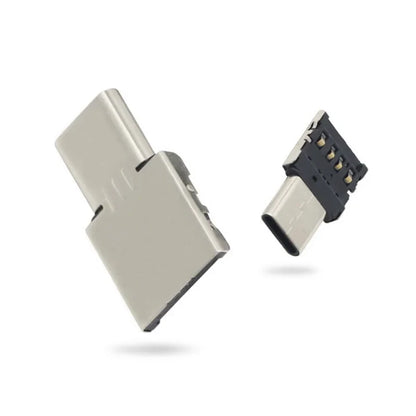 OTG Micro USB Type-C Adapter – USB-C Male to USB 2.0 Female Data Connector for MacBook, Samsung, Xiaomi, Huawei Android Phones
