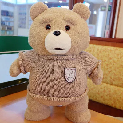 Ted 2 Movie Teddy Bear Plush Toy - 45cm Soft Stuffed Animal Birthday Gift with Apron