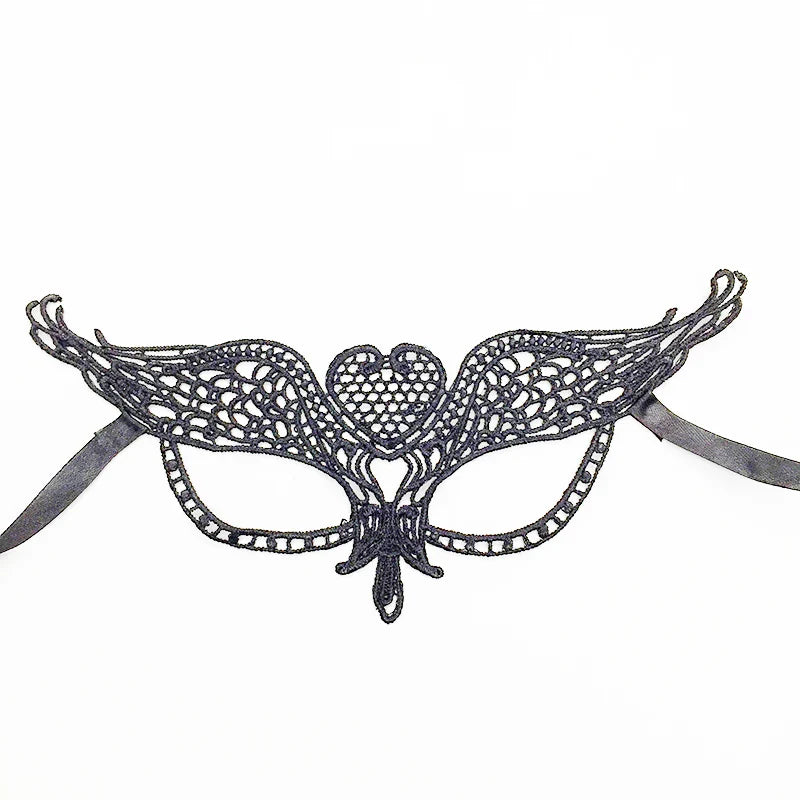 Sexy Lace Eye Mask for Women — Venetian Masquerade, Halloween & Carnival Half-Face Cosplay Party Mask
