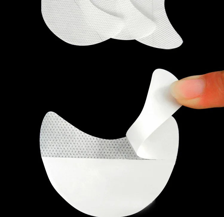 OWOSC White Eyelash Extension Paper Patches – Under Eye Pads for Grafting, 5/10/50 Pcs Makeup Tool