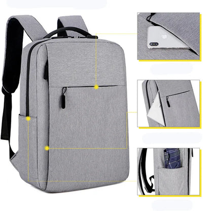 2024 New Leisure Outdoor Sports Backpack – Fashionable Business Travel Backpack for 15.6" Laptop, Waterproof and Anti-Theft, Ideal for Students