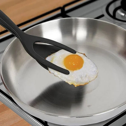 2-In-1 Non-Stick Pancake Spatula and French Fries Turner - Versatile Kitchen Accessory for Eggs, Steak, and More!
