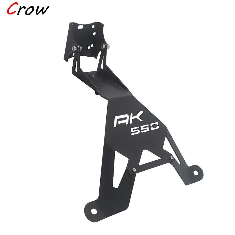 Motorcycle Front Mid Navigation Bracket GPS Phone Mount with Charging – Compatible with KYMCO AK550 AK 550 Accessories, Durable Travel Holder