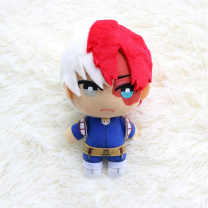 15CM My Hero Academia Plush Pendant Set – Izuku Midoriya, Katsuki Bakugo & Shoto Todoroki Soft Anime Doll Keychain Gifts