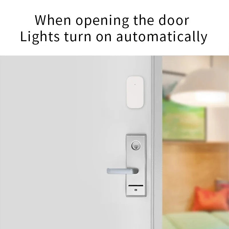 Original Aqara ZigBee Door & Window Sensor – Wireless Smart Home Security, Works with MiHome & HomeKit APP (MCCGQ11LM)