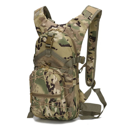 15L Molle Tactical Backpack – Outdoor Sports Bicycle Bag for Cycling, Hiking, Climbing, Camping & Fishing with Hydration Support