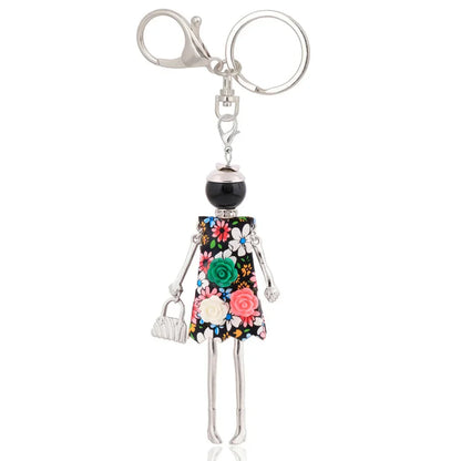 Trendy Women’s Metal Charm Keychain 2026 – Cute Statement Bag Pendant Jewelry Gift for Ladies