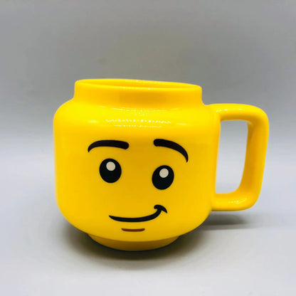 Smile Cartoon Ceramic Mug - Cute Funny Expression Coffee, Milk & Tea Cup for Kids & Home