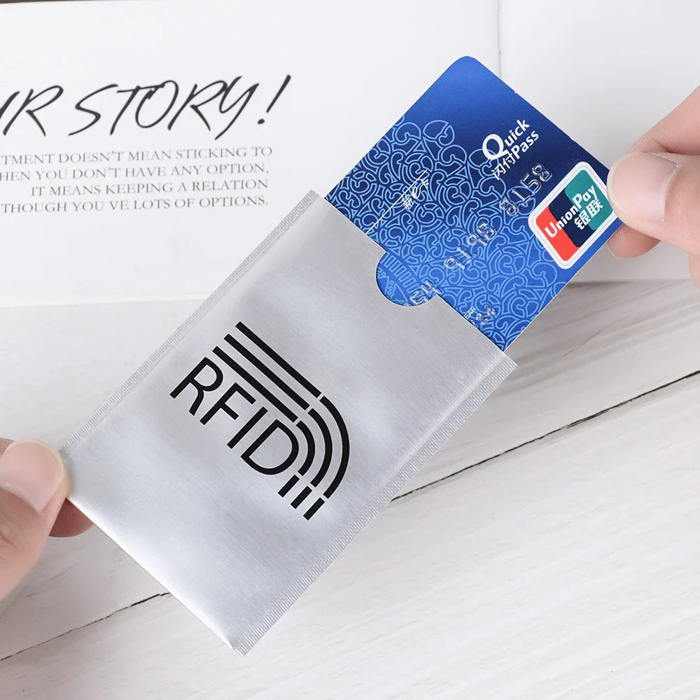 10PCS RFID Credit Card Protector Sleeves – Anti-Theft Blocking Skin Case Covers for Bank Cards, New Hot Sale