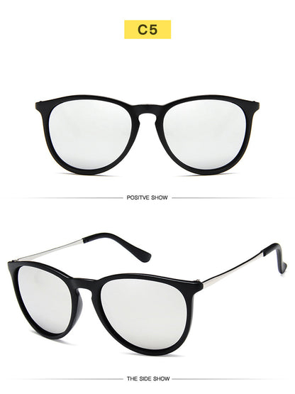 MUSELIFE 2025 Oval Small Sunglasses — Clear UV400 Classic Transparent Shades for Women
