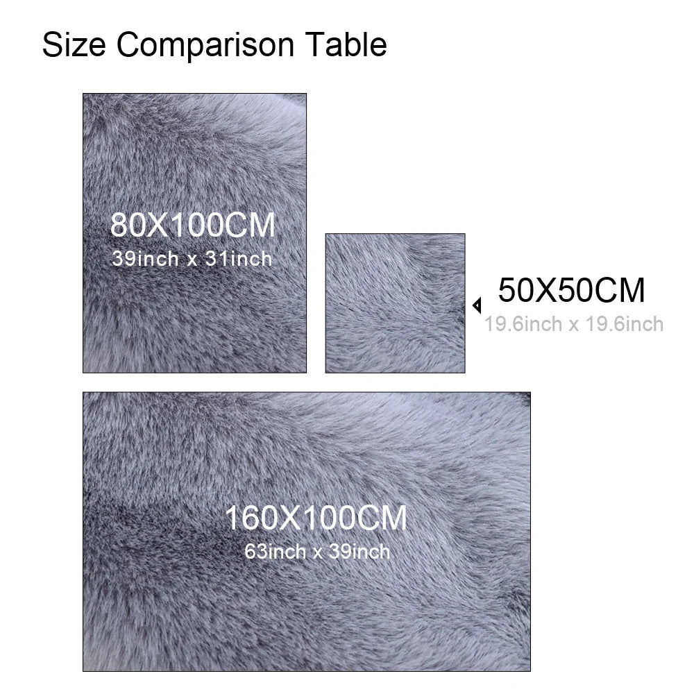 Faux Rabbit Fur Fabric – 50/80/160cm Super Soft 10mm Pile Plush Material for Stuffed Toys & Sewing