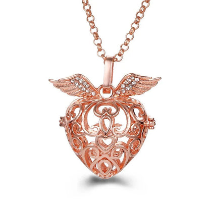 Mexico Music Ball Hollow Zircon Pendant Necklace – Vintage Perfume Aromatherapy Locket for Women