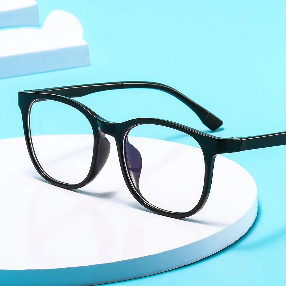 Transparent Blue Light Blocking Glasses – Square & Round Computer Eyewear for Men & Women