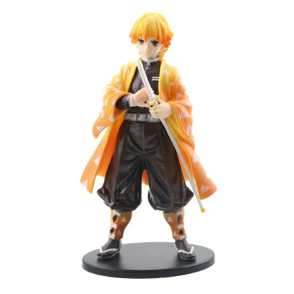 Anime Demon Slayer Kimetsu no Yaiba Figures – Kamado Tanjirou, Agatsuma Zenitsu & Nezuko PVC Action Models
