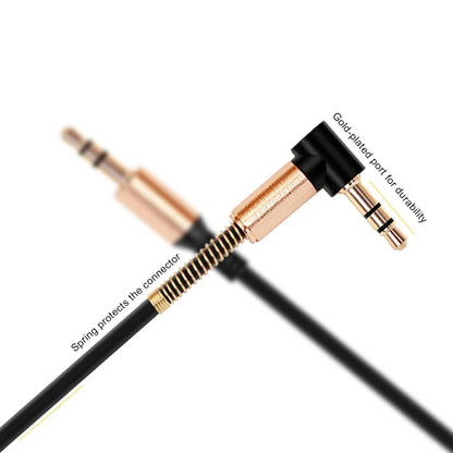 3.5mm Male to Male Aux Audio Cable — Car, JBL Speaker, iPhone & Samsung Headphone Cord
