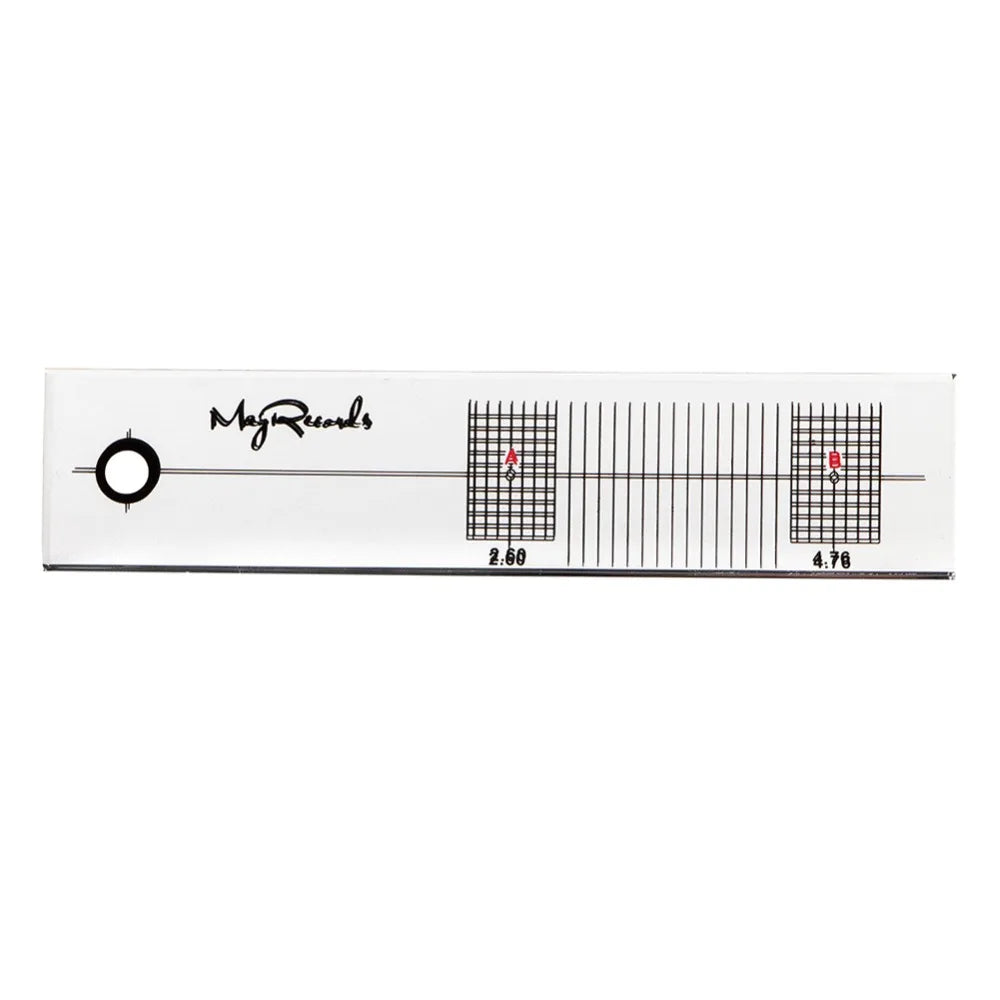 LP Vinyl Stylus Azimuth Gauge — Cartridge Calibration Ruler for Turntable Tonearm Adjustment