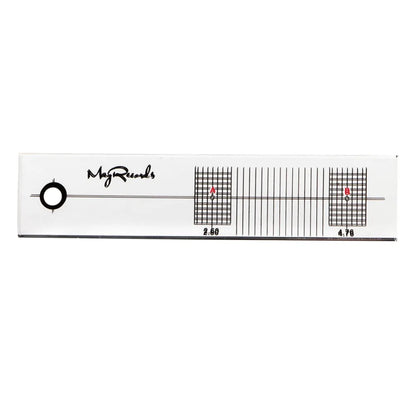 LP Vinyl Stylus Azimuth Gauge — Cartridge Calibration Ruler for Turntable Tonearm Adjustment