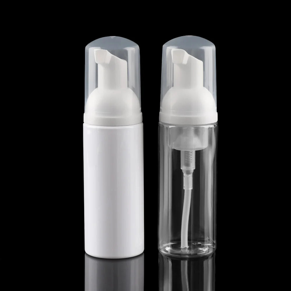 Foaming Soap Dispenser Bottles – 30/50/60/80ML Plastic Pump Bottles for Shampoo, Lotion & Shower Gel