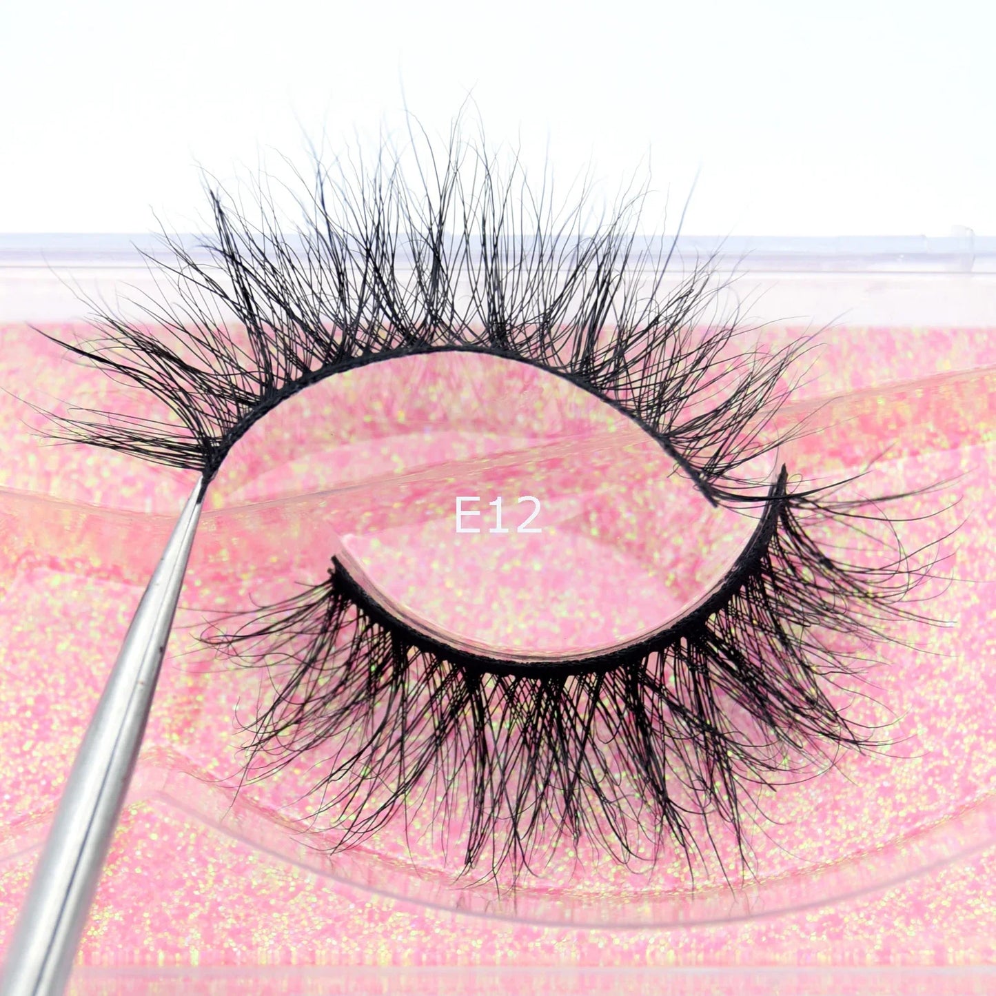 Visofree 3D Mink Eyelashes – Thick Handmade Full Strip Cruelty-Free False Lashes for Makeup M56