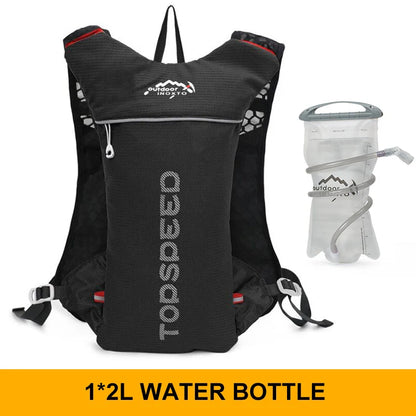 INOXTO 5L Trail Running Backpack - Ultra-Light Hydration Vest for Marathon & Cycling with 1.5L/2L Water Bag