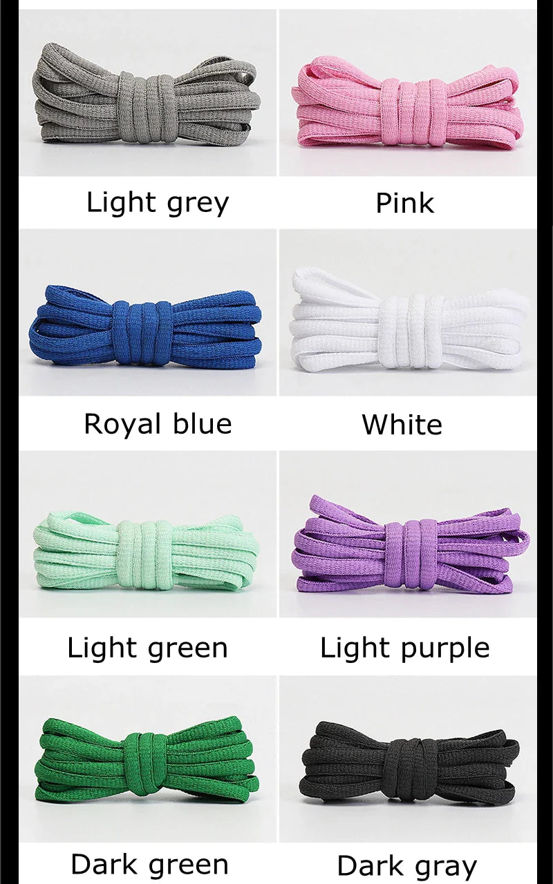 Classic Round Shoelaces – High-Quality Multi-Color Sport & Casual Shoe Laces for Men & Women