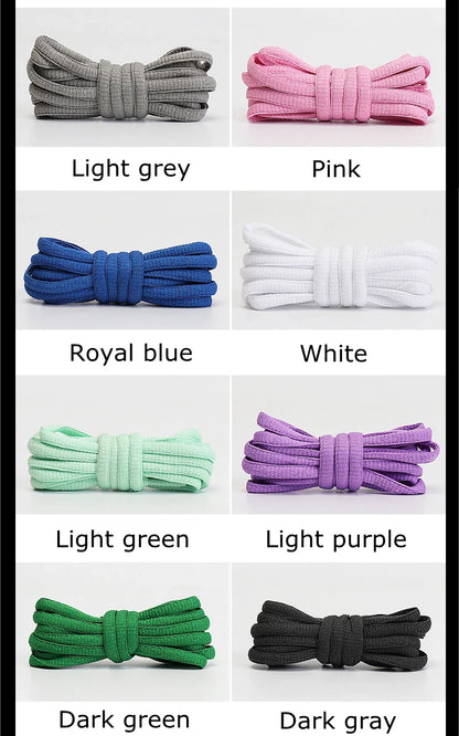 Classic Round Shoelaces – High-Quality Multi-Color Sport & Casual Shoe Laces for Men & Women