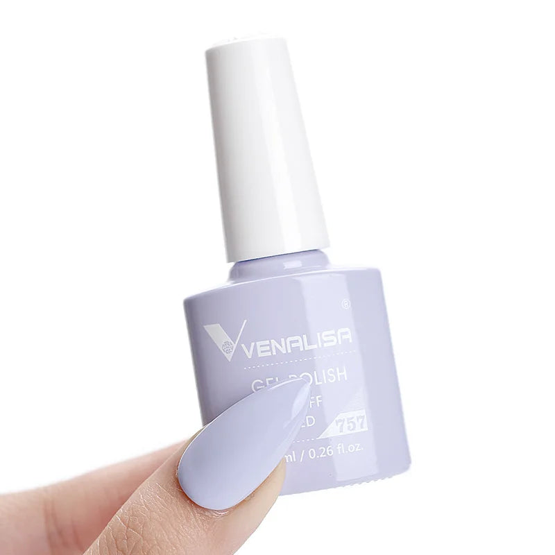 VENALISA 7.5ml HEMA-Free Nail Gel Polish – VIP4 Semi-Permanent Soak-Off UV/LED Gel Varnish, Full Coverage Nail Lacquer