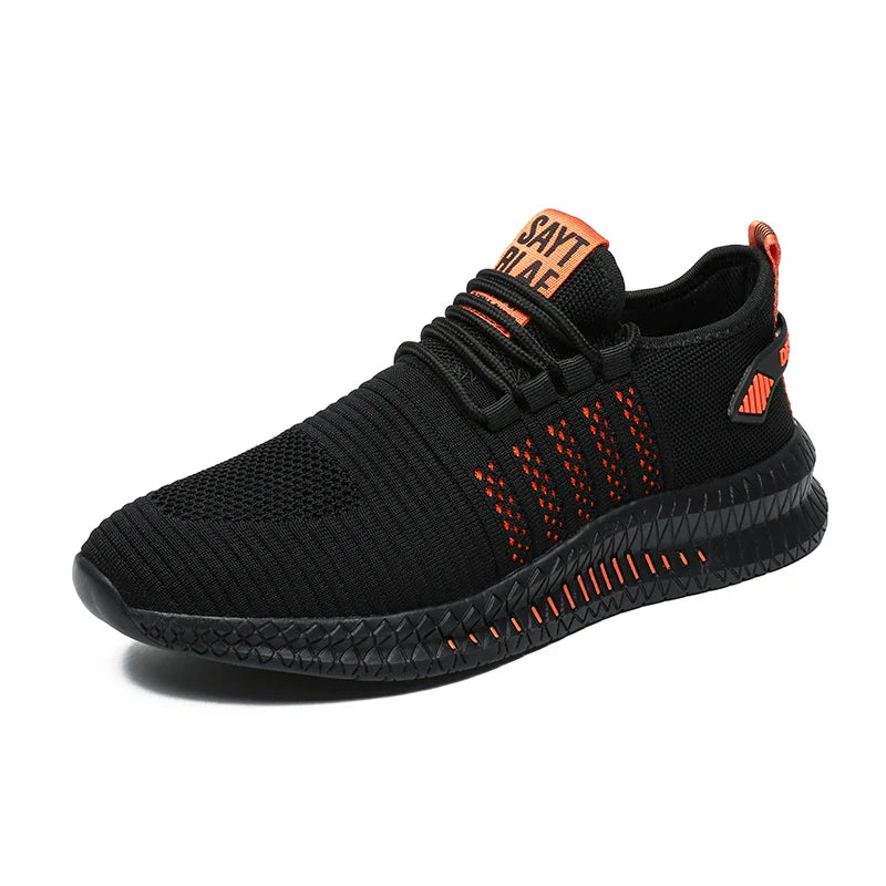 Fashion Sneakers for Men – Lightweight Casual Lace-Up Shoes, Breathable Walking Footwear