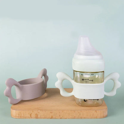 Newborn Bottle Grip Handle – Wide Caliber Milk Bottle Hand Shank for Hegen Baby Feeding Bottle Accessories