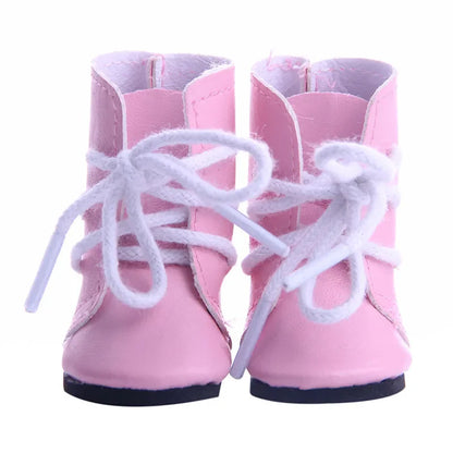 5CM Doll Snow Boots – Pop Plush Canvas Shoes for 14.5" Dolls, 32-36CM Paola Reina & 20CM Cotton Dolls Accessories