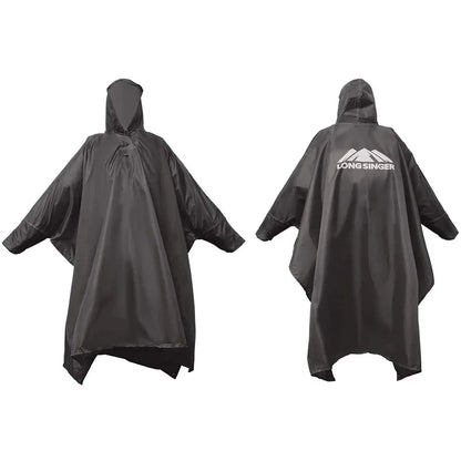 3-in-1 Portable Waterproof Raincoat - Adjustable, Lightweight, and Reusable for Men and Women, Ideal for Hiking, Hunting, and Climbing