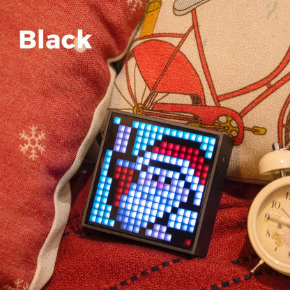 Divoom Timebox Evo Bluetooth Speakers – Wireless with Clock, Alarm, Programmable LED Display for Pixel Art Creation, Unique Gift