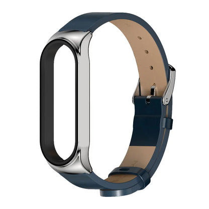Leather Strap for Xiaomi Mi Band - Stylish Replacement Wristband for Mi Band 10/9/8/7/6/5 Mijobs Design
