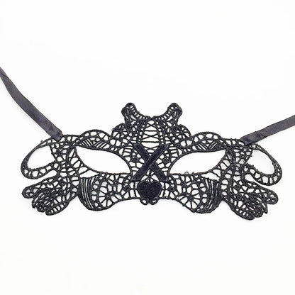 Sexy Lace Eye Mask for Women — Venetian Masquerade, Halloween & Carnival Half-Face Cosplay Party Mask