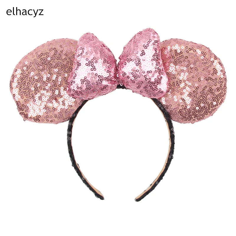Big Classic Polka Dot Bow Minnie Mouse Ears Headband – Festival & Party Hairband for Women & Girls, Disney Trip Accessories