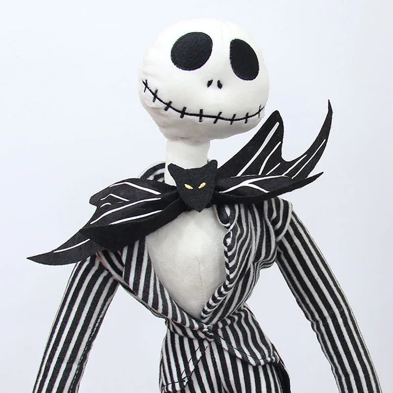 50cm The Nightmare Before Christmas Jack Skellington Plush Toy – Skeleton Jake Stuffed Doll for Kids & Children’s Gifts