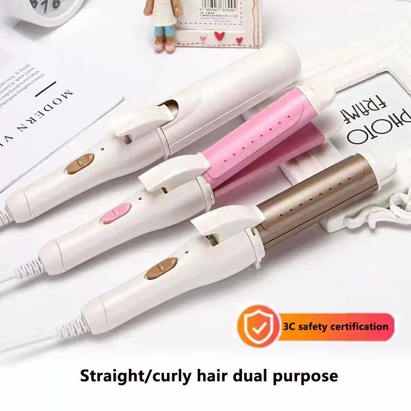 Professional Electric Hair Curler – 9-38mm Temperature Adjustable Curling Iron Wand with LCD Display
