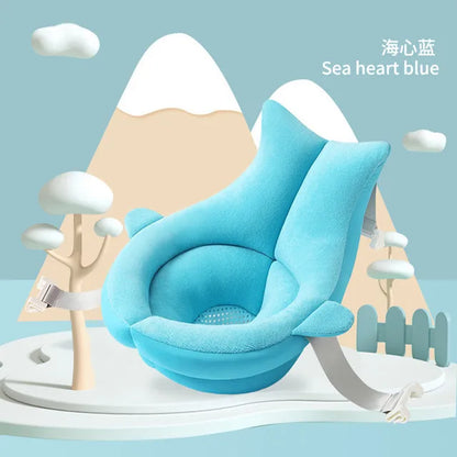 Non-Slip Baby Bath Cushion – Newborn Safety Support Pad & Soft Bathtub Mat