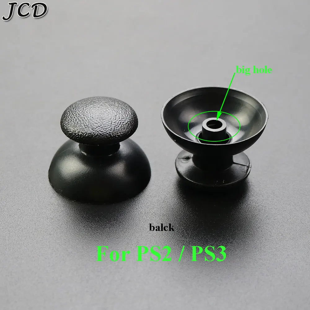 JCD 10PCS Replacement 3D Analog Thumbstick Caps – Mushroom Grip Covers for PS2, PS3, PS4 Pro, PS5, Xbox One & 360