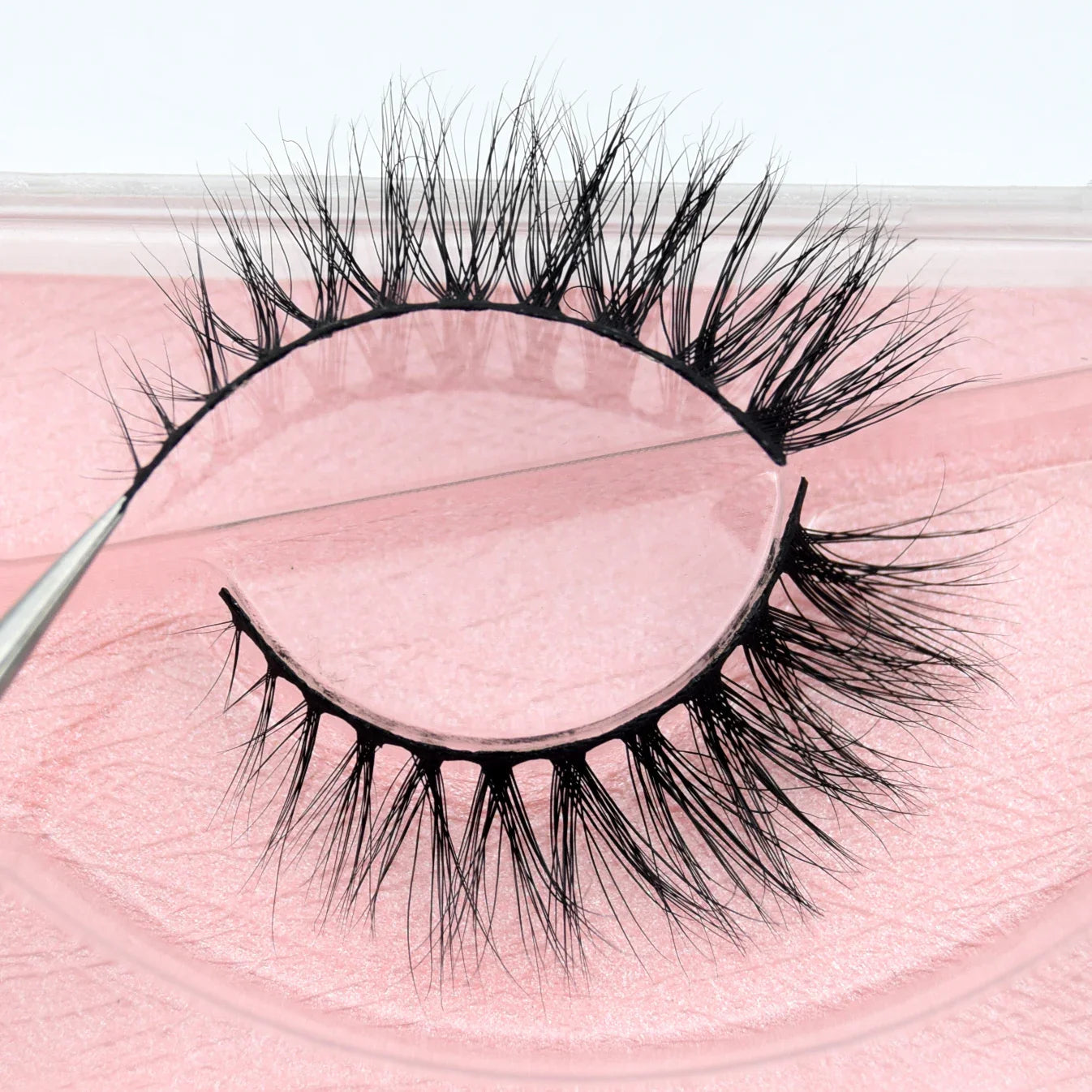 Visofree 13mm 3D Mink Eyelashes – Natural Long Handmade Cruelty-Free False Lashes for Makeup G04