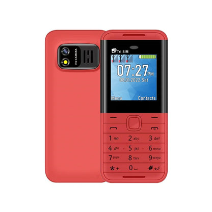 SERVO BM5310 Mini Mobile Phone — 3 SIM, 3-Standby, Auto Call Recorder, Bluetooth, Speed Dial, Magic Voice, 1.3" Display
