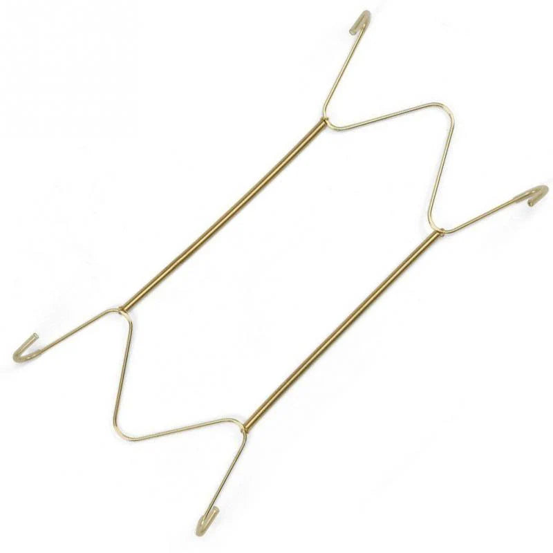 Stainless Steel Plate Holder Hanger - Wall-Mounted Spring Hook for Plates and Home Decoration - Multi-Purpose Kitchen Organizer