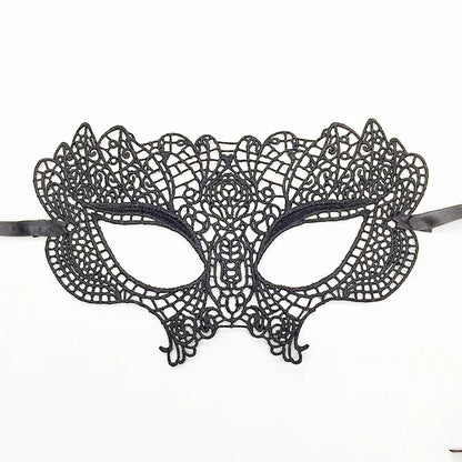Sexy Lace Eye Mask for Women — Venetian Masquerade, Halloween & Carnival Half-Face Cosplay Party Mask