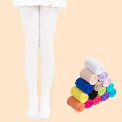 Kids Candy Color Velvet Tights – Spring Autumn Baby Girls Pantyhose & Dance Stockings