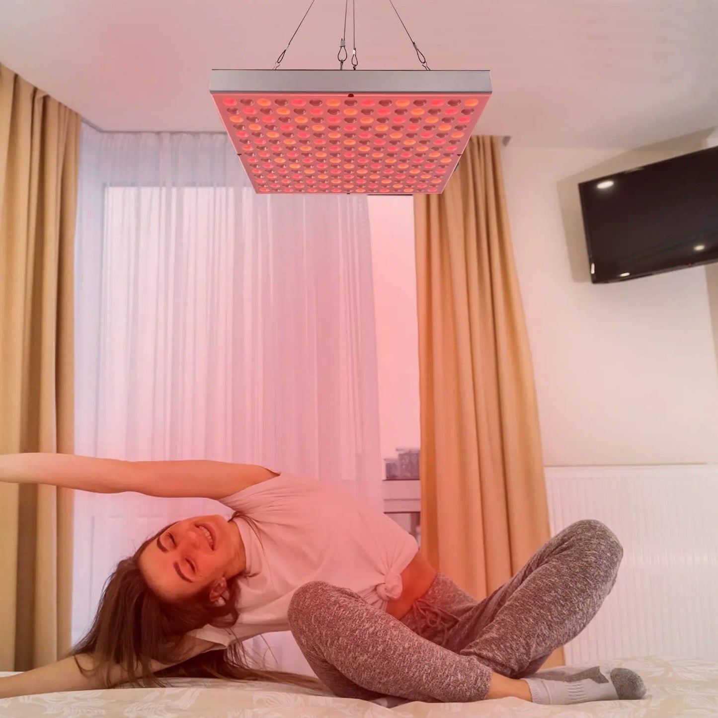 45W Red LED Therapy Panel — 660nm Deep Red & 850nm Near-Infrared Combo