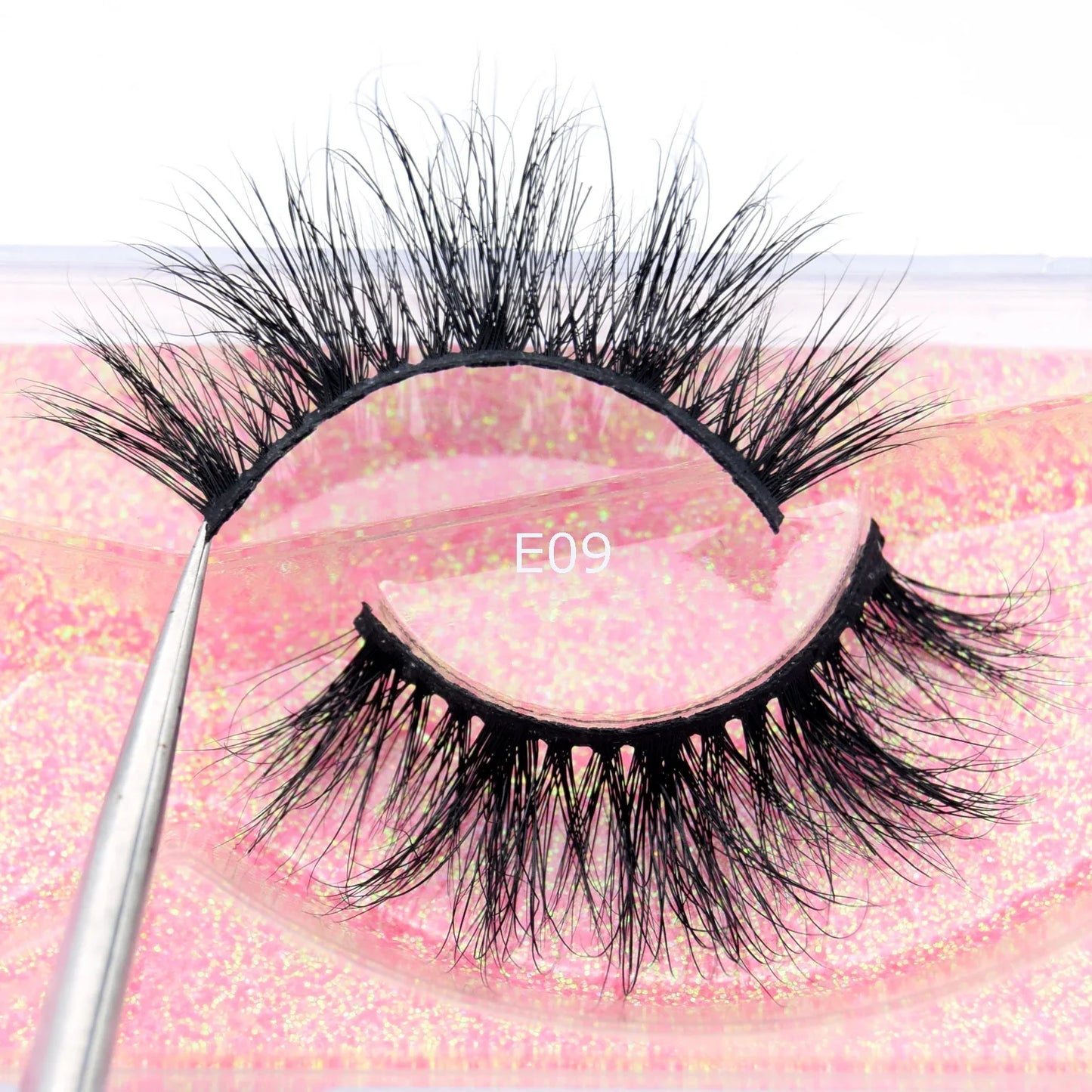 Visofree 3D Mink Eyelashes – Thick Handmade Full Strip Cruelty-Free False Lashes for Makeup M56