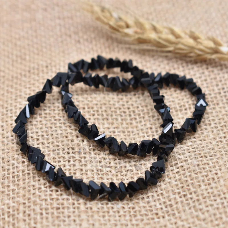 Yanqi Triangle Crystal Beads - 38 Colors 4mm Loose Glass Beads for DIY Jewelry Making Earrings Necklace Crafts